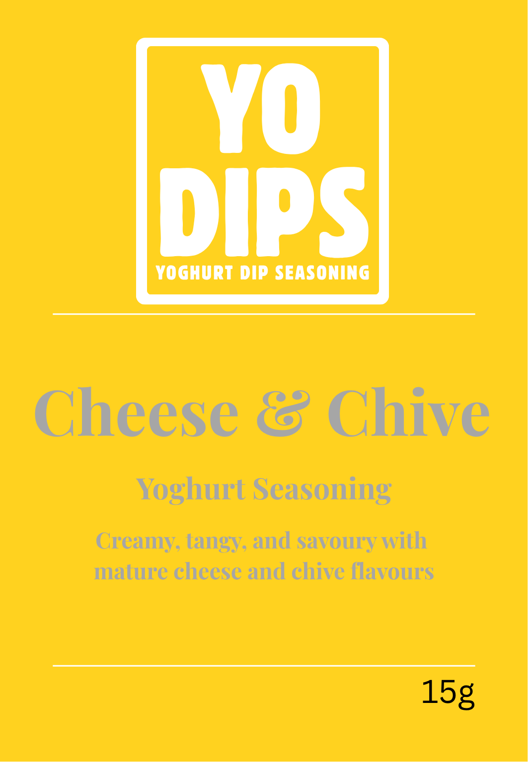 Cheese & Chive Yoghurt Seasoning