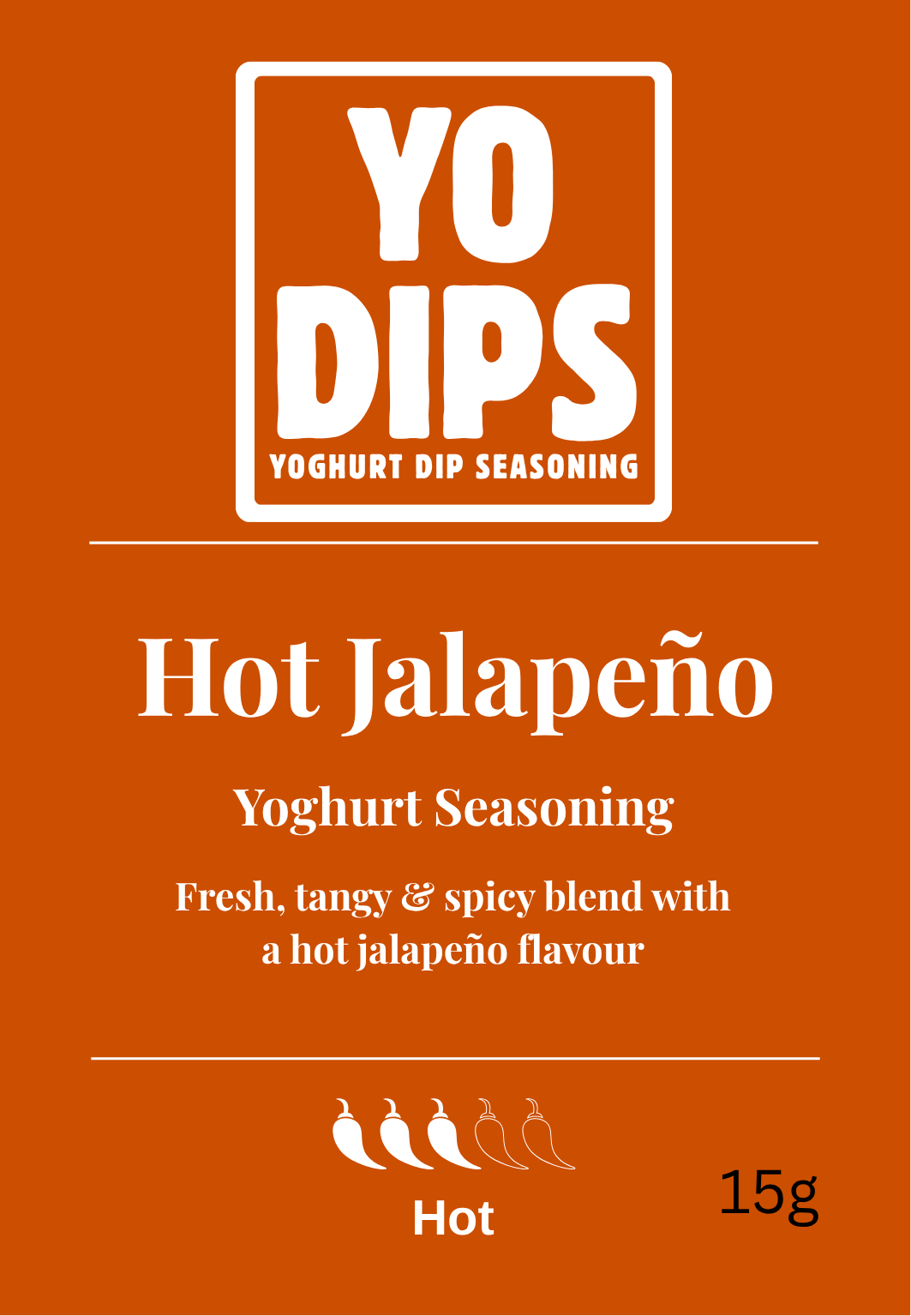 Hot Jalapeno Yoghurt Seasoning