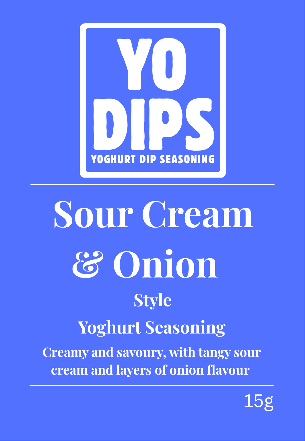 Sour Cream & Onion Style Yoghurt Seasoning