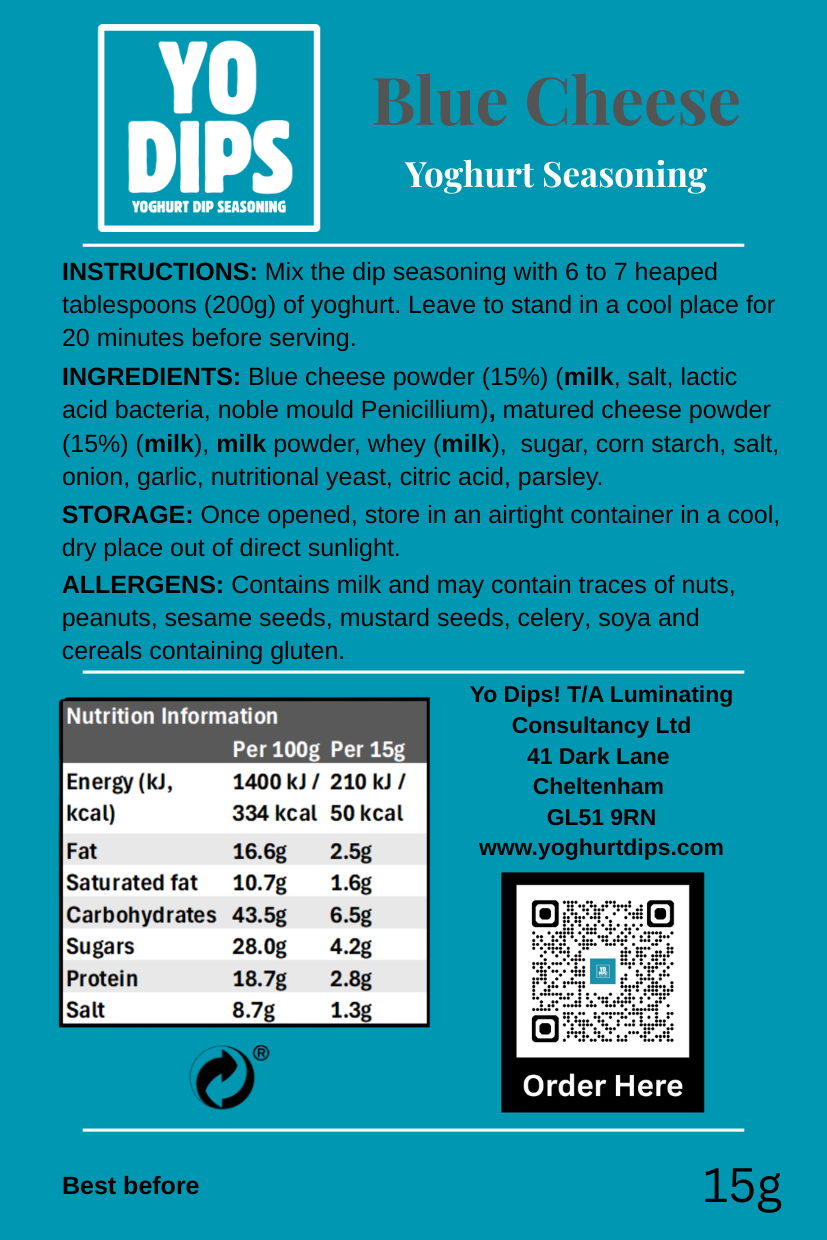 Blue Cheese Yoghurt Seasoning