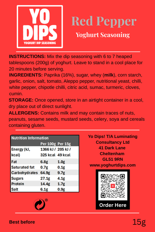 Red Pepper Yoghurt Seasoning